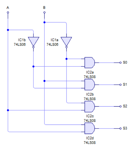 Circuito decodificador con salida multiple