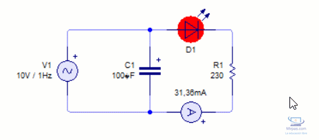 Circuito condensador en paralelo
