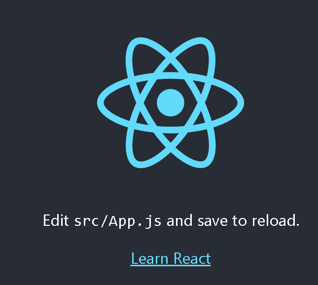 página principal de la aplicación REACT