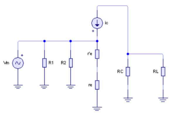 circuito equivalente de corriente alterna