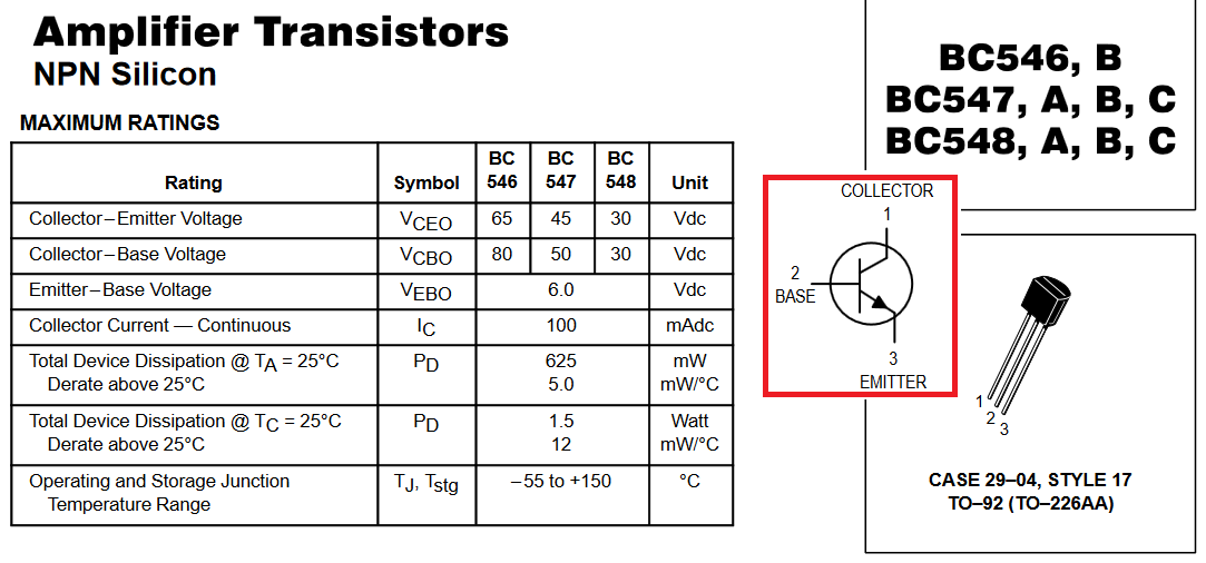 transistor NPN amplificador