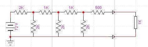 circuito eléctrico con varias mallas