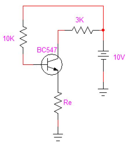 Polarización de base con resistencia de emisor