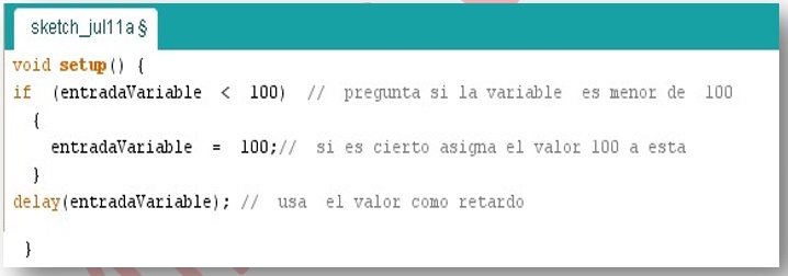 asignamos el valor de la variable para el bucle