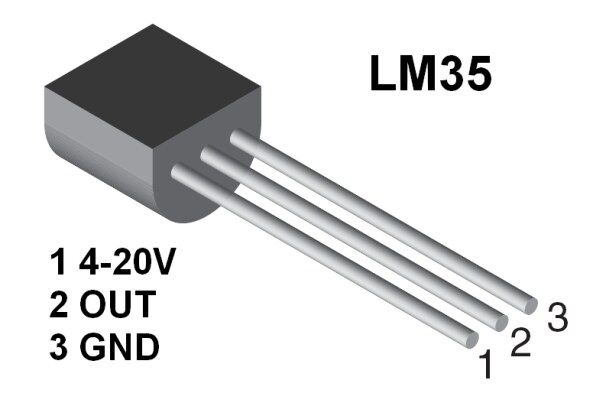 sensor de temperatura LM35D