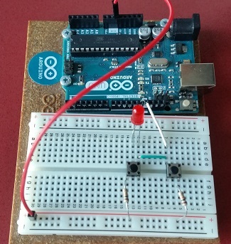 Circuito montado en Arduino UNO