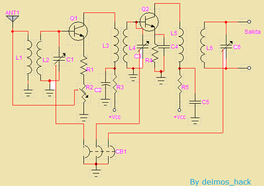 receptor de radiofrecuencia sintonizada