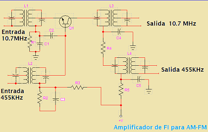 Amplificador de frecuencia intermedia común