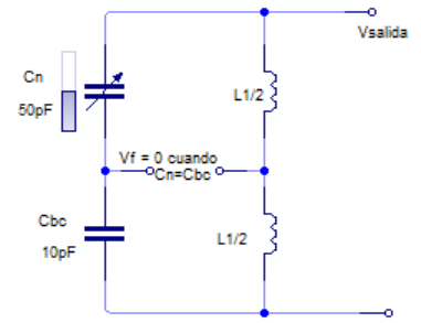 Circuito equivalente puente.