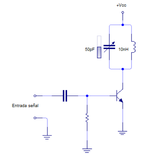 Circuito sintonizado en el colector