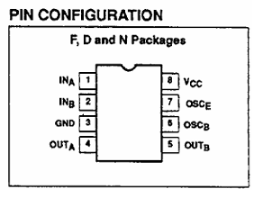 diagrama de pines del integrado NE602