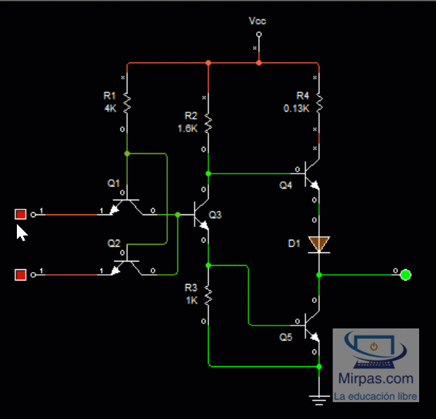 Circuito TTL NAND convencional