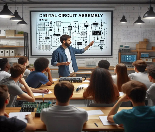 Diseño del circuito lógico