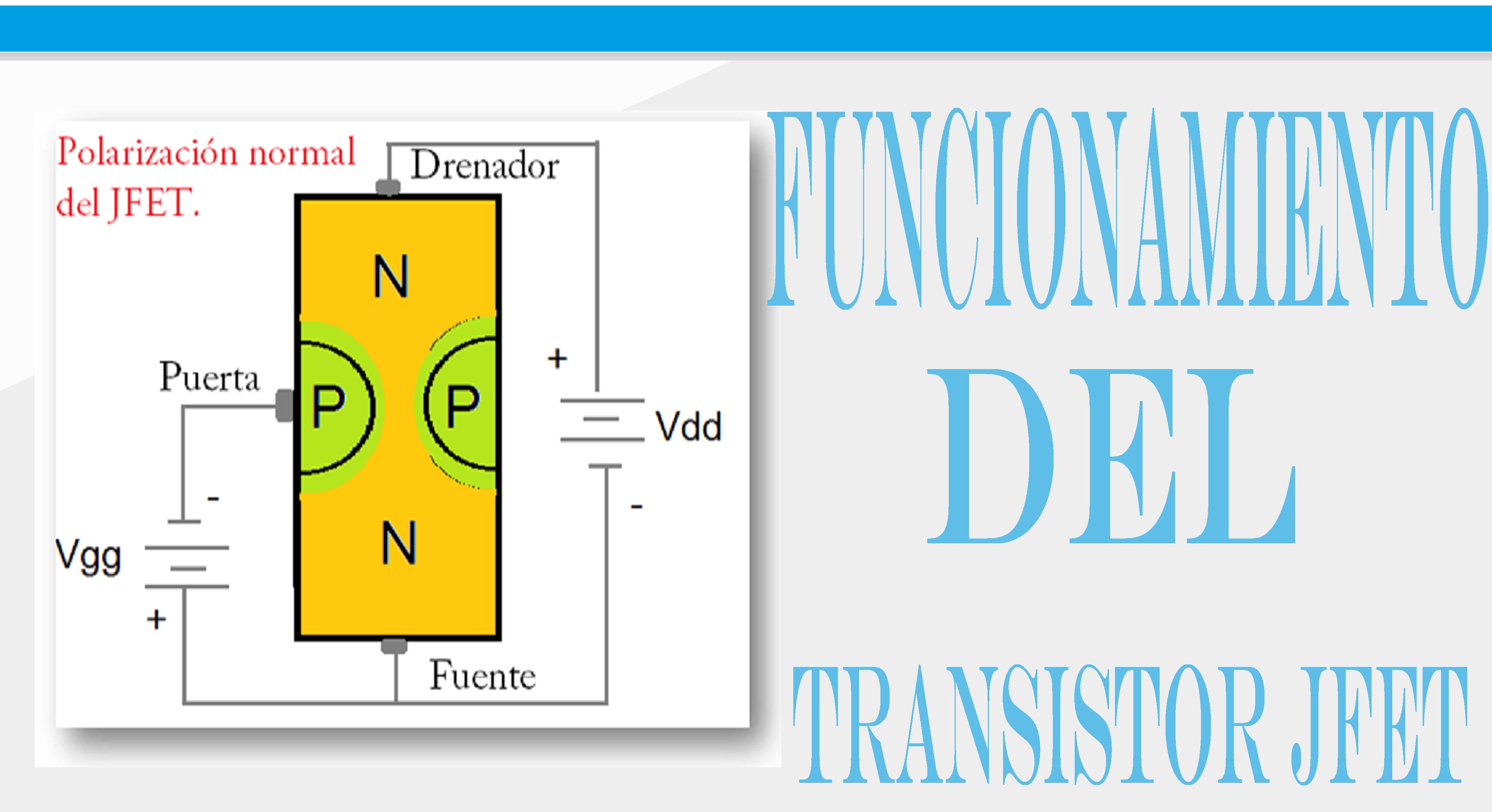 Funcionamiento del transistor de efecto de campo 