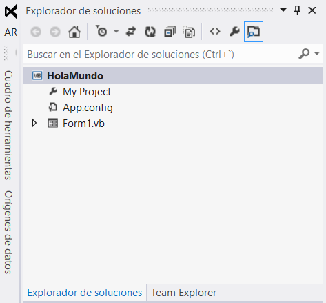 Explorador de soluciones