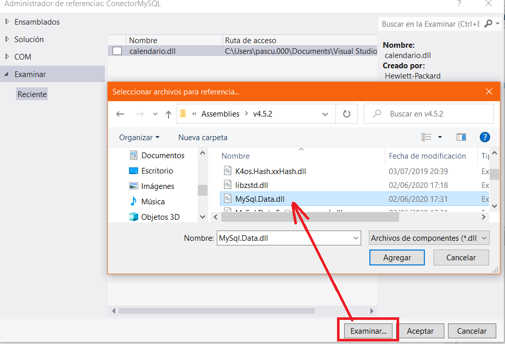 incluir referencia externa
