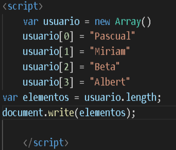 arrays en javascript