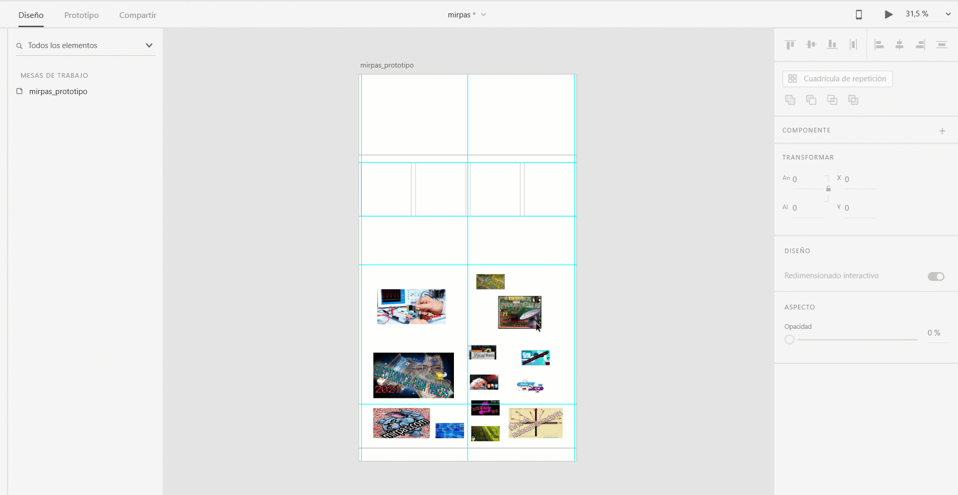 Crear máscara de recorte te permitirá unir ambos elementos en uno solo