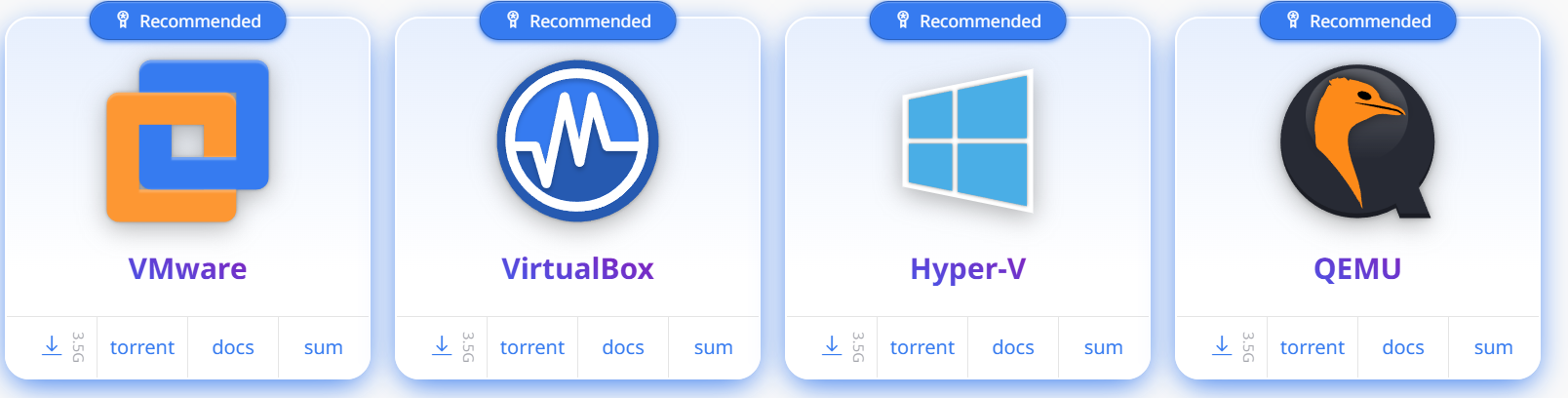 Escoge tipo de virtualizador que necesites. Por defecto virtualBox