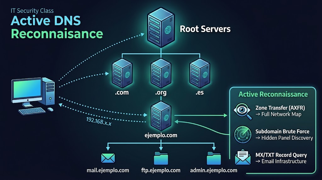 Reconocimiento activo de DNS
