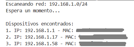Prueba de escaner scapy